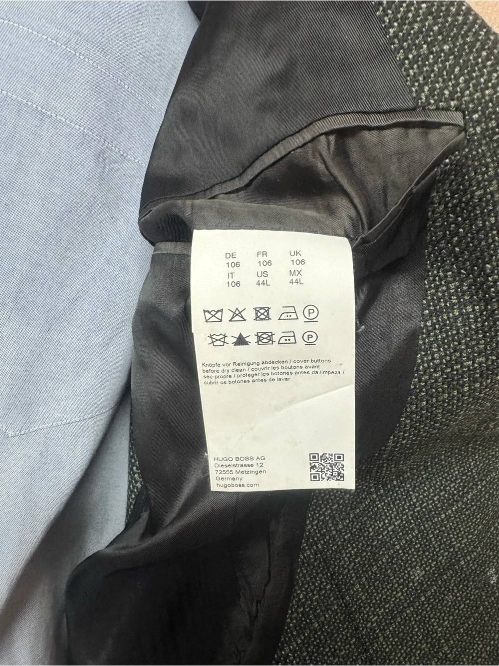 Hugo Boss tailored two